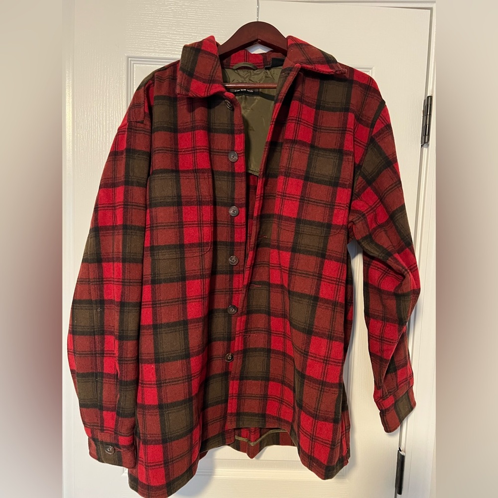 Men’s Wool Shirt Jacket - Large - New without Tags